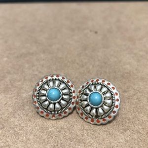silver & turquoise earrings